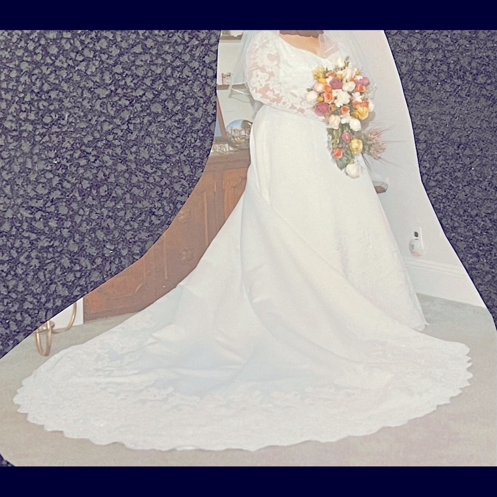 Professionally preserved wedding dress